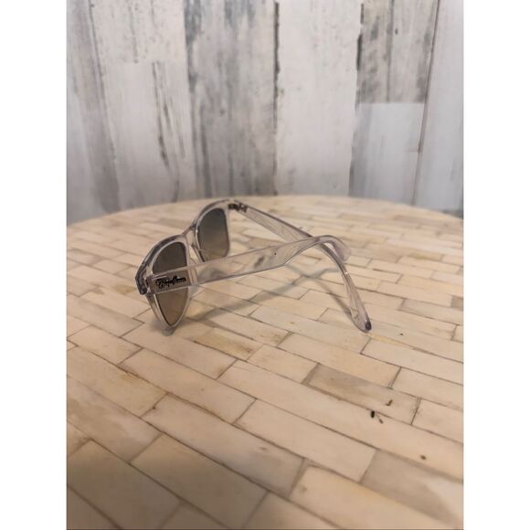 Ray-Ban Brand Clear Crystal Frame Square Gradient Lens Sunglasses Style main image 9